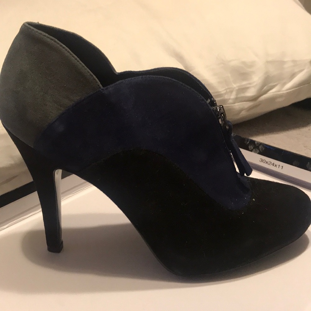Suede booties